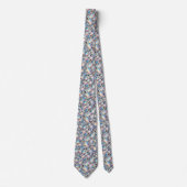Trendy Damesstropdas | Opal Luipaardprint Herenstr Stropdas (Voorkant)