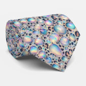 Trendy Damesstropdas | Opal Luipaardprint Herenstr Stropdas (Opgerold)