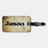 Trendy Dancing Skeleton Bagagelabel (Achterkant horizontaal)