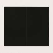 Trendy Dark Gray Plain Simple Minimalist Stylish Visitekaartje (Binnenkant ongevouwen)