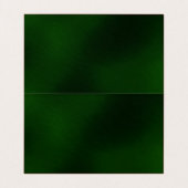 Trendy Dark Green Futuristic Modern Visitekaartje (Binnenkant ongevouwen)