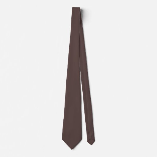 Trendy Dark Mocha Brown - Neck Tie Stropdas (Voorkant)