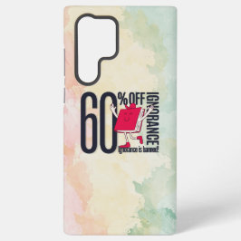 Trendy Dark Paper Texture Whimsical Book Samsung Galaxy Hoesje