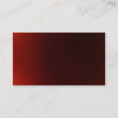 Trendy Dark Red, uniek, modern Visitekaartje (Achterkant)