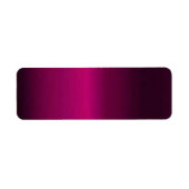 Trendy Deep Fushsia Gradiant Solid Lable Etiket (Voorkant)