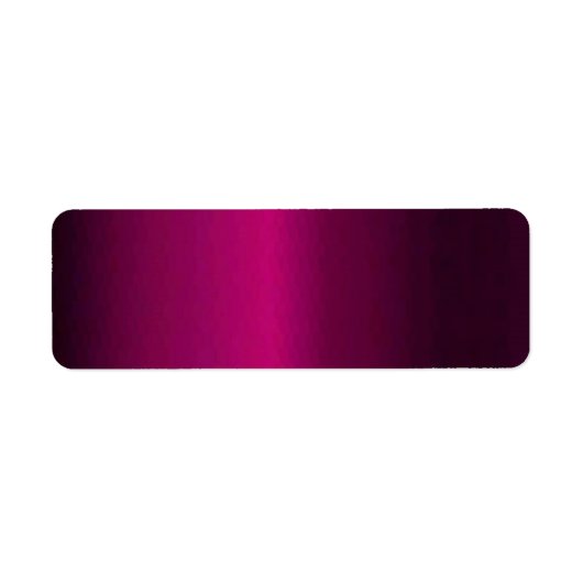 Trendy Deep Fushsia Gradiant Solid Lable Etiket (Voorkant)