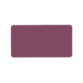 Trendy Deep Plum - Adresetiketten Etiket (Voorkant)