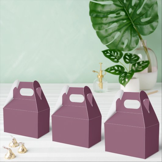 Trendy Deep Plum - Favoriete Dozen Bedankdoosjes (Meervoudige)