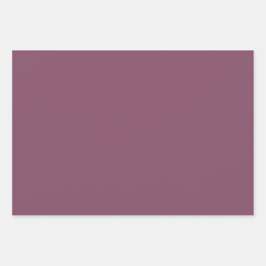 Trendy Deep Plum - Wrapping Paper Sheets Set (Voorkant)