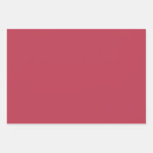 Trendy Deep Raspberry Red - Papieren vellen verpak (Voorkant)