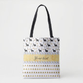 Trendy Deer Triangles Pattern and Diamonds Tote Bag (Voorkant)
