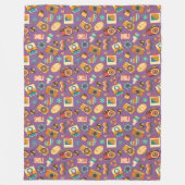 Trendy Dekbedovertrek Geschenk 70s Pastel Groovy D Fleece Deken (Voorkant)