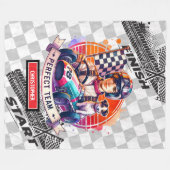 Trendy Deken Formule 1 Racing Verjaardag Jongen (Voorkant (Horizontaal))