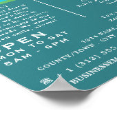 Trendy Dentist Design, Dentistry, Dentist Advert Poster (Hoek)