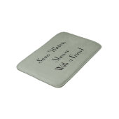 Trendy Desert Sage Save Water Funny Plush Bath Mat (Gekanteld)