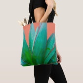 Trendy Desert Succulent Green Agave Tote Bag (Dichtbij)