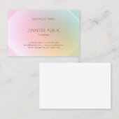 Trendy Design Moderne Colorful Sjabloon Elegant Visitekaartje (Voorkant / Achterkant)