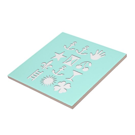 trendy Design Tegeltje (Zijkant)