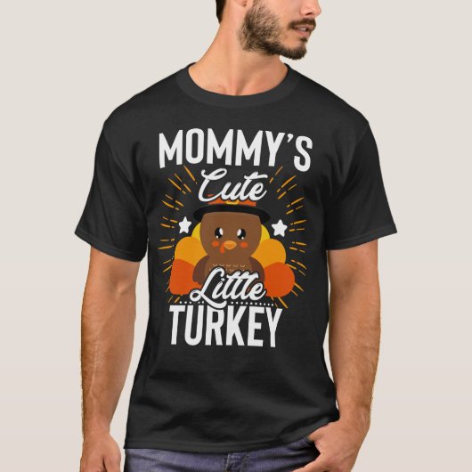 Trendy Design van mammie's kleine Turkije T-shirt (Voorkant)