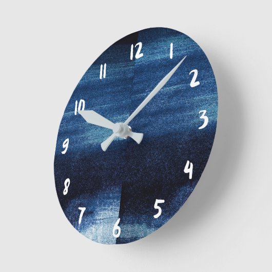 Trendy design wall clock ronde klok (Hoek)