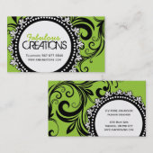 TRENDY DESIGNER-VISITEKAARTJES VISITEKAARTJE (Voorkant / Achterkant)