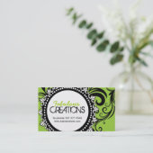 TRENDY DESIGNER-VISITEKAARTJES VISITEKAARTJE (Staand voorkant)