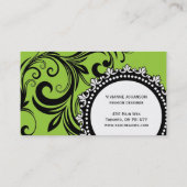 TRENDY DESIGNER-VISITEKAARTJES VISITEKAARTJE (Achterkant)