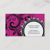 TRENDY DESIGNER-VISITEKAARTJES VISITEKAARTJE (Achterkant)