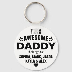 Trendy Deze Geweldige papa behoort tot Vaderdag Sleutelhanger
