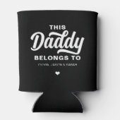 Trendy Deze Geweldige pappa behoort tot Vaderdag Blikjeskoeler (Achterkant)