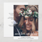 Trendy Dezelfde Liefde Nieuwe Plannen Wijziging Da Aankondiging (Voorkant / Achterkant)