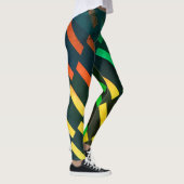 Trendy diagonaal - geometrisch leggings (Rechts)