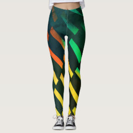 Trendy diagonaal - geometrisch leggings