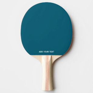 Trendy Diep Cyaan - Aangepaste Ping Pong Paddle Tafeltennisbatje