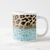 Trendy Dierenprint Ontwerp Grote Koffiekop (Rechts)