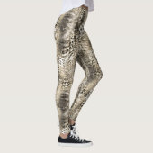 Trendy Dierenprint Snakeskin patroon Leggings (Rechts)