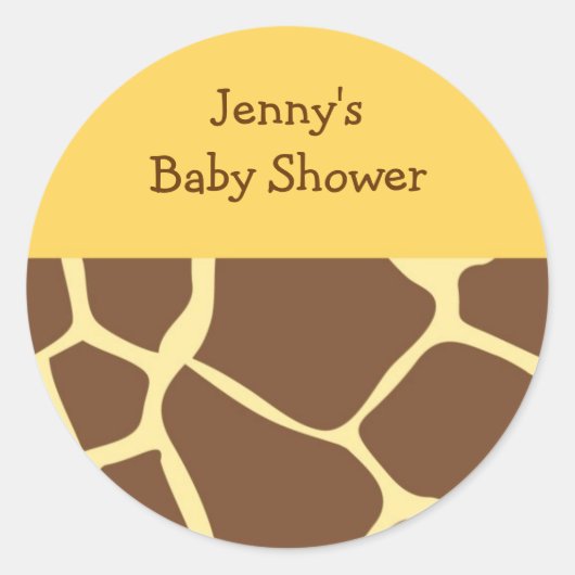 Trendy Dierenprint Stickers Envelope Seals (Voorkant)