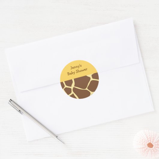 Trendy Dierenprint Stickers Envelope Seals (Envelop)