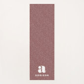 Trendy dierlijk drukapparaat op maat gemaakt yogamat (Voorkant)