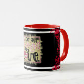 Trendy Dingen Love Valentijnsdag Mok (Voorkant rechts)