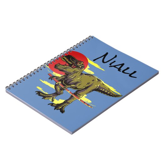 Trendy Dinosaur Notitieboek (Linkerzijde)