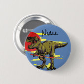 Trendy Dinosaur Ronde Button 5,7 Cm (Voorkant /achterkant)