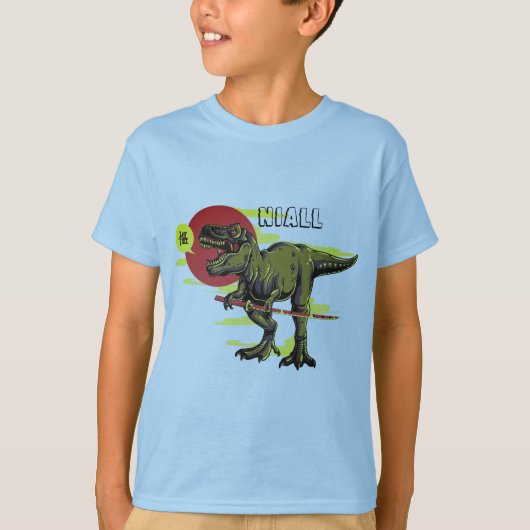 Trendy Dinosaur T-shirt (Voorkant)