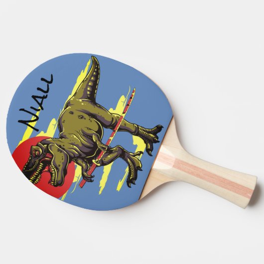 Trendy Dinosaur Tafeltennisbatje (Zijkant)