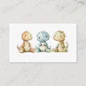 Trendy Dinosaurus en Vrienden Boeken voor Baby Informatiekaartje (Achterkant)