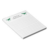 Trendy dinosaurus T-Rex Tyrannosaurus Notitieblok (Schuin)