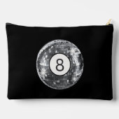 Trendy Disco 8 Ball Zwart en Zilver Girly Etui (Achterkant)