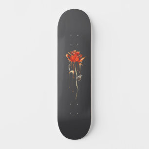 Trendy Distressed Grunge Roos Brede Skateboard