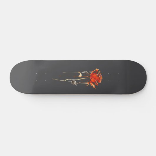 Trendy Distressed Grunge Roos Schaats Deck Persoonlijk Skateboard (Horizontaal)