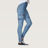 Trendy Distressed Look Denim Jeans Leggings (Rechts)